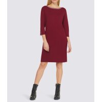 Designer-Strickkleid, dunkelrot
