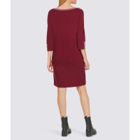 Designer-Strickkleid, dunkelrot