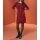 Designer-Strickkleid, dunkelrot