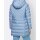 Designer-Daunen-Steppjacke, eisblau