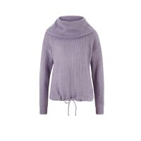 Sweter z golfem, lawendowy