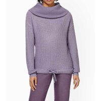 Sweter z golfem, lawendowy