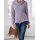 Sweter z golfem, lawendowy