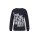 Designer-Pullover, Glitzersteinchen, marine