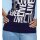Designer-Pullover, Glitzersteinchen, marine