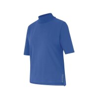 Marškiniai su stačia apykakle, karališkos mėlynos spalvos