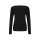 Sweater with carré neckline, black