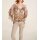 Volant-Chiffonbluse, bunt