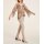 Volant-Chiffonbluse, bunt