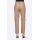 Lamb nappa leather trouser, camel