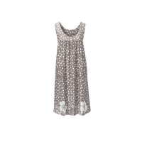 Lyocell jersey print dress, taupe-ecru