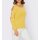 Sweater with cut-outs, yellow