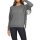 Pullover m. Fransen u. Nieten, grau