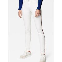 Marken-Super-Skinny-Jeans, weiß, 30 inch