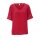 Blouse with eyelets, red