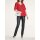 Blouse with eyelets, red