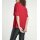 Blouse with eyelets, red