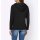 Hooded sweater with sequins, black