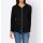 Hooded sweater with sequins, black