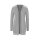Designer-Longstrickjacke m. Perlen, grau
