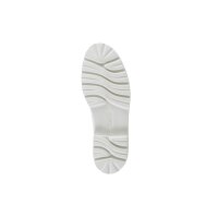 Marken-Schaf-Glattleder-Slipper, ecru