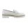 Marken-Schaf-Glattleder-Slipper, ecru