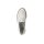 Marken-Schaf-Glattleder-Slipper, ecru