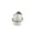 Marken-Schaf-Glattleder-Slipper, ecru