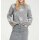 Designer-Flausch-Pullover, grau-silber