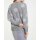 Designer-Flausch-Pullover, grau-silber
