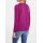 Sweater, fuchsia-offwhite
