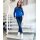 Jeansy typu boyfriend, niebiesko-czarne, 30 cali