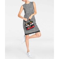 Sheath dress, black-white