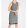 Sheath dress, black-white