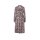 Designer-Druckkleid, graphit-taubenblau