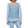 Designer-2-in-1-Spitzen-Jerseyshirt, hellblau