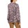 Designer-Druckbluse, graphit-taubenblau