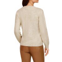 Cardigan with ornamental buttons, champagne