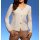 Cardigan with ornamental buttons, champagne