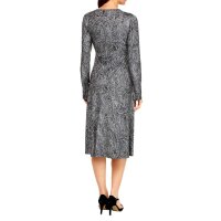 Designer-Jerseykleid, schwarz-weiß