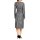 Designer-Jerseykleid, schwarz-weiß