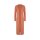 Designer-Merino-Strickmantel m. Kaschmir, papaya