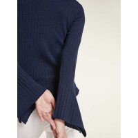Rippenstrickpullover, nachtblau