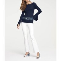 Rippenstrickpullover, nachtblau