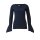 Rippenstrickpullover, nachtblau