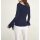Rippenstrickpullover, nachtblau