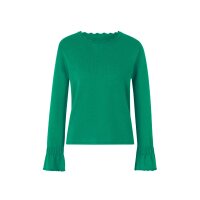 Designer-Merino-Kaschmir-Pullover, grün