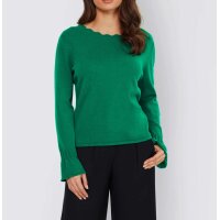Designer-Merino-Kaschmir-Pullover, grün