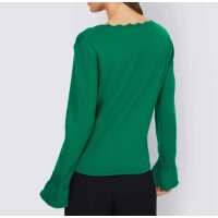 Designer-Merino-Kaschmir-Pullover, grün