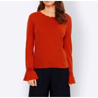 Designer-Merino-Kaschmir-Pullover, rot